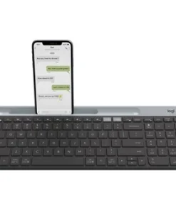 Bàn phím Logitech K580 Slim Multidevice (Đen/Trắng)
